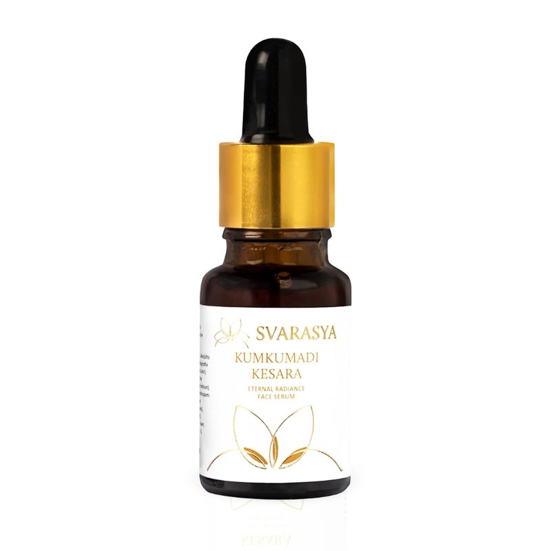 Svarasya Kumkumadi tailam ayurvedic antiaging Face Serum  Gives you glowing and brightened skin  Men and Women  12 ml - Image 1