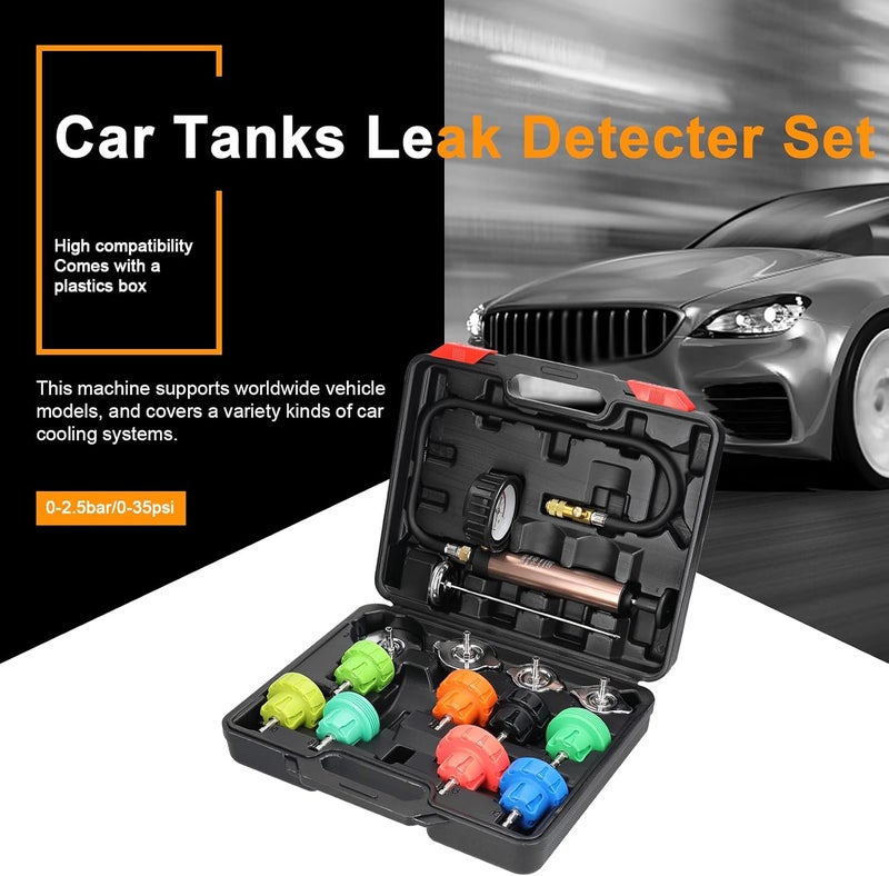 Eacam Universal Car-Tanks-Leak-Detection Automotive-Leakage-Detector Tool Radiator Water-Pressure Tester Auto Air Conditioning Cooling Coolant Vacuum Purge Tool Kit - Image 3