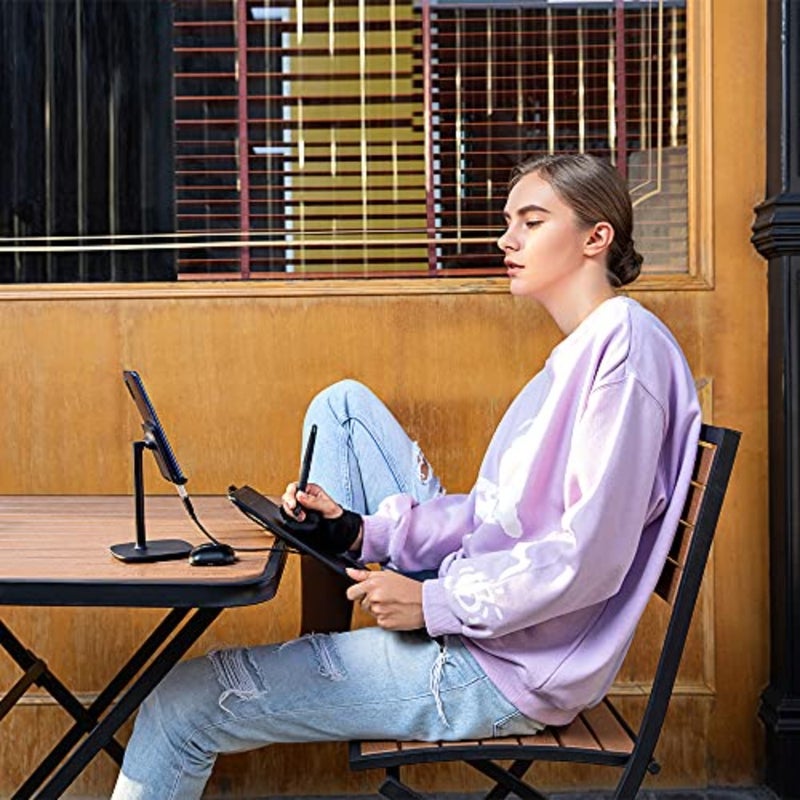 تابلت رسم ديكو 01 V3 محدث - 16384 مستوى من الضغط بدون بطارية، تابلت رسومي OSU مقاس 10 × 6 بوصة، 8 مفاتيح سريعة للفن الرقمي، التدريس، لوحة رسم الألعاب للكروم، الكمبيوتر الشخصي، ماك، أندرويد - Image 2