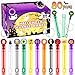 HINZER 80 Pack Halloween Party Favors Mini Bubble Wands Toys Gift for Kids Halloween Treats Non Candy Goodie Bag Fillers Pinata Stuffers Classroom Prizes Bubble Maker Toys for Boy Girl Kid - Image 3