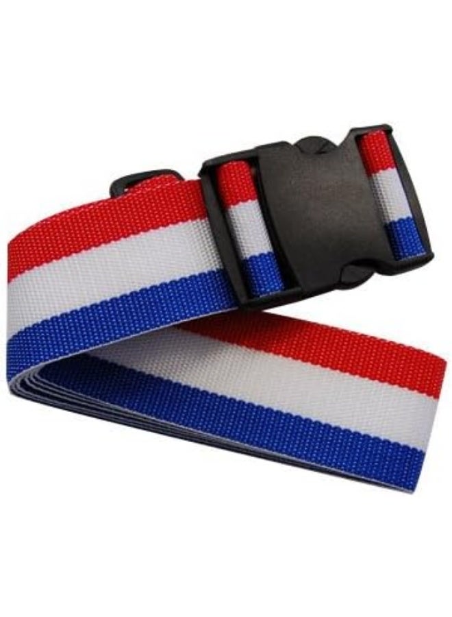 Altheqa Luggage Straps, Bright Colors Adjustable Suitcase Belts with Quick Release Buckle - Image 1