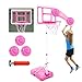 ShyLizard Kids Basketball Hoop with Stand Adjustable Height 35FT62FT Toddler Basketball Hoop Basketball Goal Outdoor Indoor Toys for Girls Age 3 4 5 6 7 8 Years Old GiftsPink - Image 2