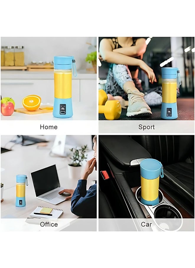 Panvil - Portable Blender,Personal Blender,Travel Blender, JuiceMaker 380ML USB B Type Rechargeable Juicer Mixer | Blender | Multi-Function Juice for Baby Food | Gym | Travel and More - Image 1