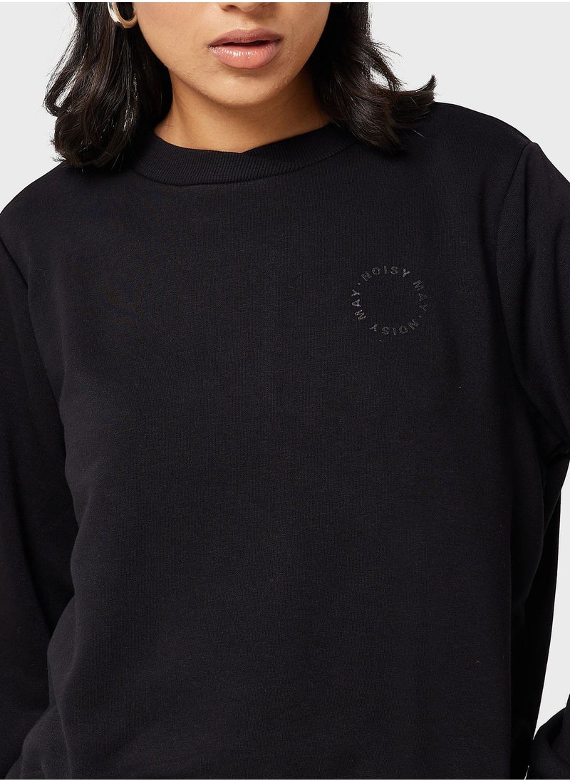 NOISY MAY Cropped Sweatshirt  - Image 3