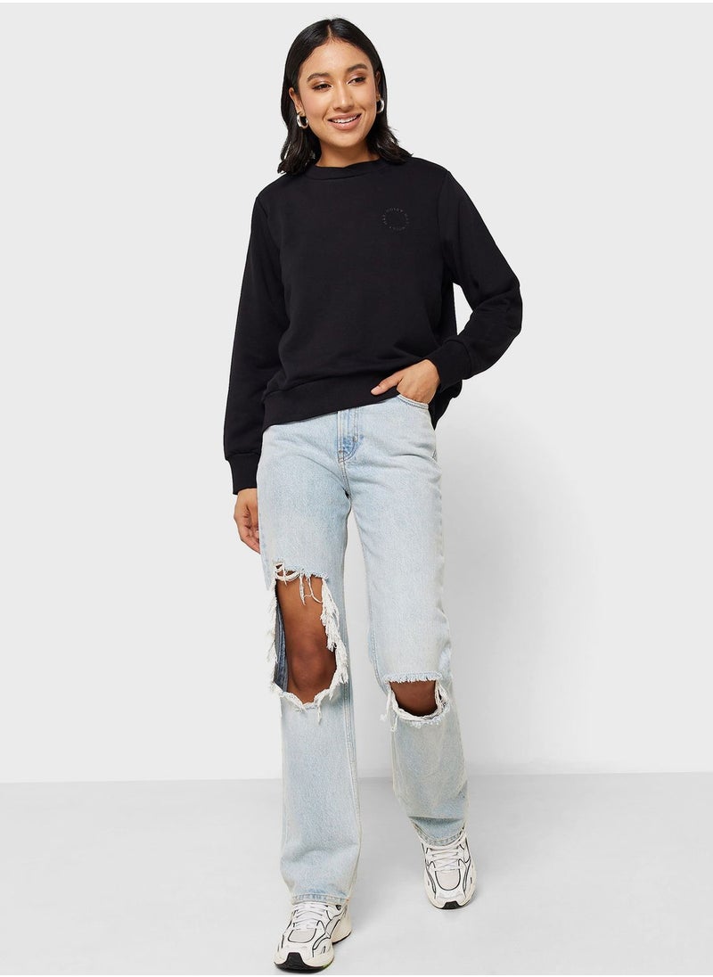 NOISY MAY Cropped Sweatshirt  - Image 4