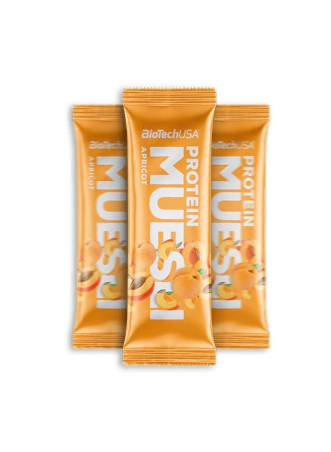 BioTechUSA PROTEIN MUESLI 30g, pack of 28 | APRICOT | increased protein content, vitamins and minerals - Image 1