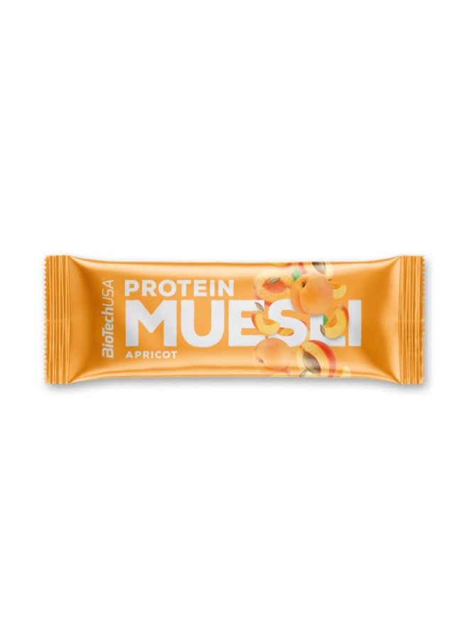 BioTechUSA PROTEIN MUESLI 30g, pack of 28 | APRICOT | increased protein content, vitamins and minerals - Image 2