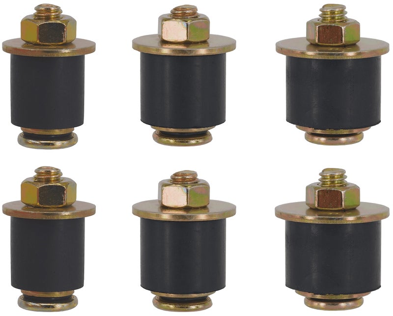 Dsnaduo 3 Sizes (6pcs) Rubber Expansion Plug, Fit Hole Size: 3/4"~1-1/8" (19mm~28mm) Automotive Rubber Freeze Plug