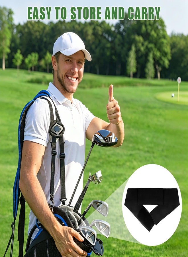 KCMOSGI Slider Golf Training Aid, Golf Swing Arm Band for Correct Swing Posture & Maintain Stability, Foldable Elastic Band, Trainer for Left & Right Arm - Image 5