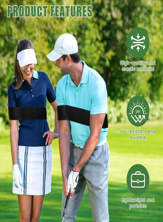 KCMOSGI Slider Golf Training Aid, Golf Swing Arm Band for Correct Swing Posture & Maintain Stability, Foldable Elastic Band, Trainer for Left & Right Arm - Image 3