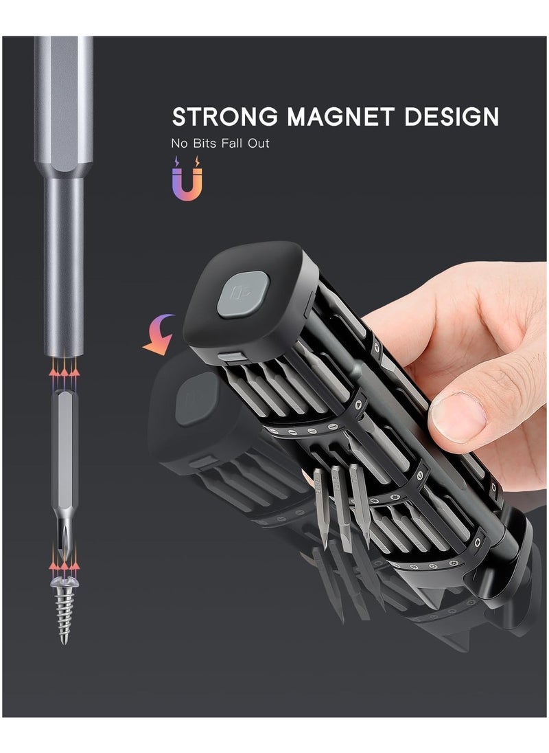 General - Precision Screwdriver Set, 46-in-1 Small Magnetic Screwdriver Kit, Repair Tool Kit with 42pcs Magneitc Bits Torx Star for Computer Laptop Macbook Xbox Phone Glasses Switches - Image 1
