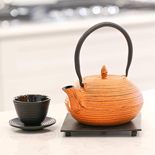 Frieling Square Cast Iron Trivet with Feet - 6.3-Inch, Black - Heat-Resistant Kitchen Trivet for Hot Dishes & Teapots - Decorative Table Protector - Image 5