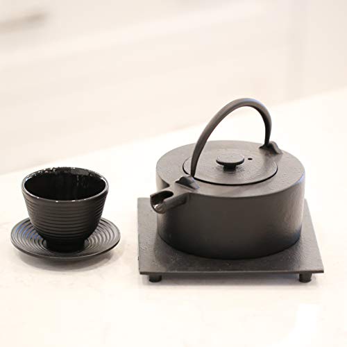 Frieling Square Cast Iron Trivet with Feet - 6.3-Inch, Black - Heat-Resistant Kitchen Trivet for Hot Dishes & Teapots - Decorative Table Protector - Image 4