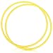 WinnerWhy 2 Pcs Toy Hoop Exercise Hoop Detachable Adjustable Plastic Toy Ring Playground Equipment for School Colored Circles Exercise Ring for Teens Dog Agility EquipmentYellow23 Inch - Image 2