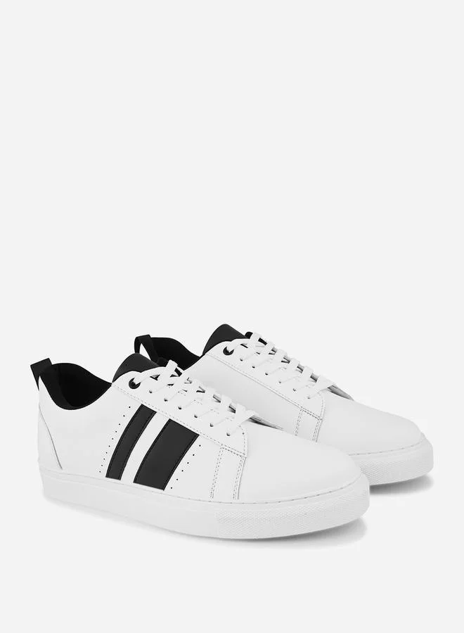 Styli Color Block Lace Up Sneakers