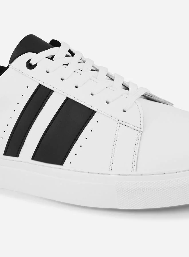 Styli Color Block Lace Up Sneakers