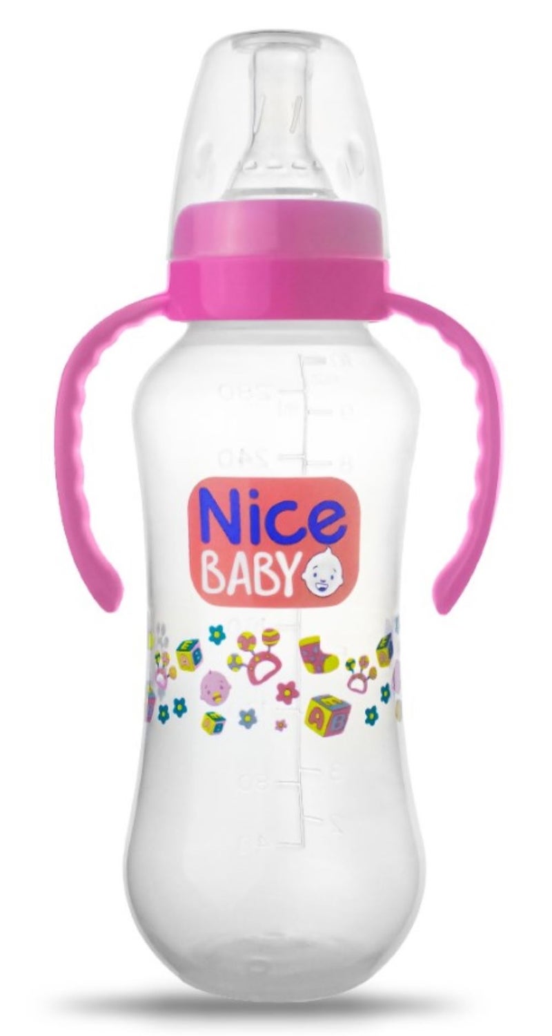 نايس بيبي ببرونة نايس بيبى بيد 280 ml - روز- متعددة الاشكال - Image 1