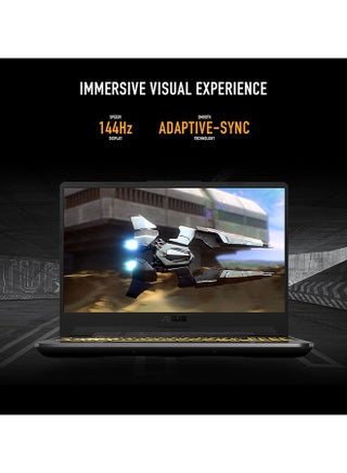 TUF Gaming A15 Laptop With 15.6-Inch Display, AMD Ryzen 7 8845HS Processor/16GB RAM/512GB SSD/Windows 11 Home/NVIDIA GeForce RTX 3050 Arabic Graphite Black - view 4