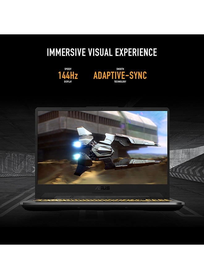 ASUS TUF Gaming A15 Laptop With 15.6-Inch Display, AMD Ryzen 7 8845HS Processor/16GB RAM/512GB SSD/Windows 11 Home/NVIDIA GeForce RTX 3050 Arabic Graphite Black - Image 4
