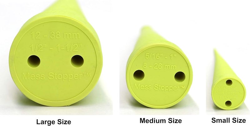 Mess Stopper ™ Universal Oil Service Rubber Plugs and Caps Kit, 4 Large, 4 Medium Size, 4 Small, Round - Image 5