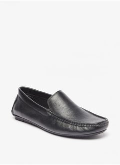 DUCHINI Men's Solid Slip-On Moccasins  - Image 1