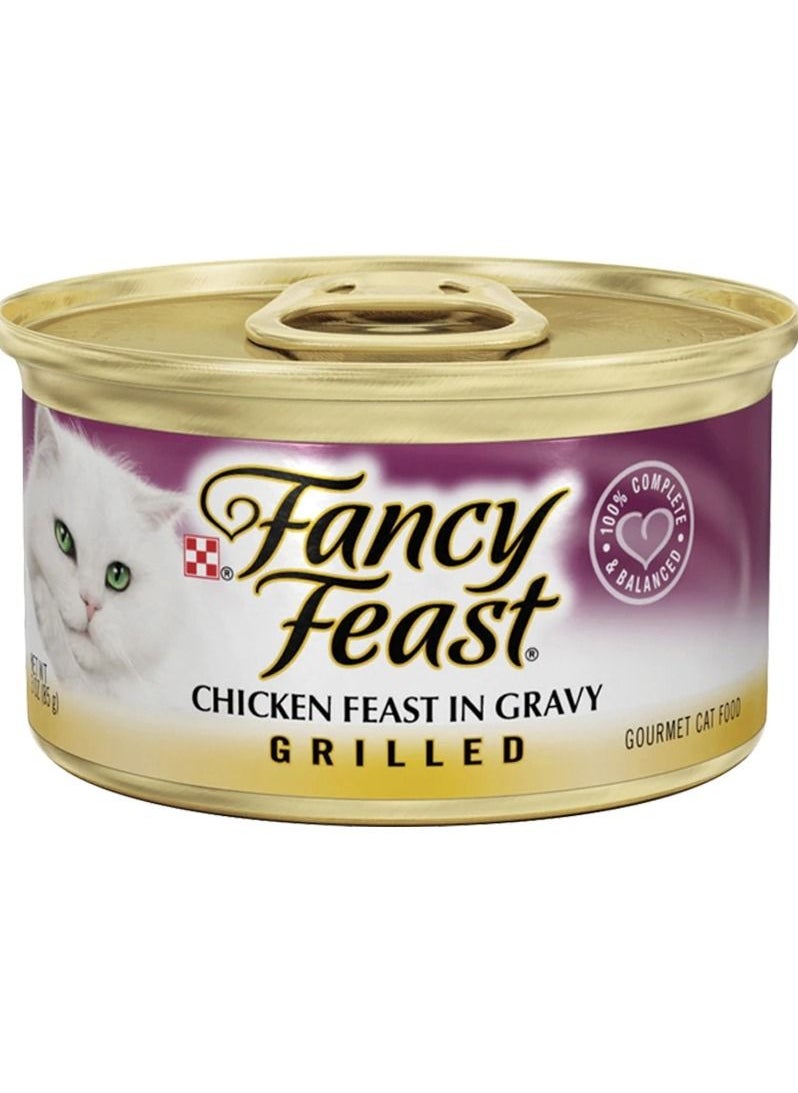 Purina Fancy Feast - PURINA Fancy Feast Grilled Chicken Wet Cat Food 85 gm - Image 1