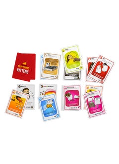 إكسبلودنج كيتنس أل أل سي لعبة Exploding Kittens Original Edition - لعبة مرحة لليلة اللعب العائلية - ألعاب بطاقات مضحكة للأعمار من 7 سنوات فما فوق - 56 بطاقة - من 2 إلى 5 لاعبين - 15 دقيقة من اللعب  - Image 3