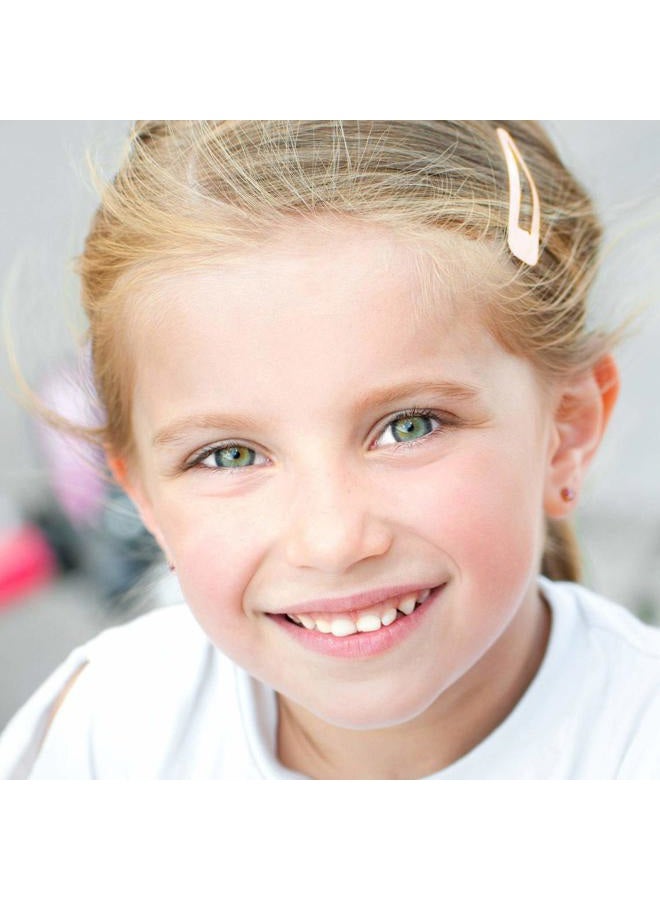 Hotop 50 Pack Snap Hair Clips Hair Barrettes for Kids, Girls and Women, 50 mm (Gold) - Image 5