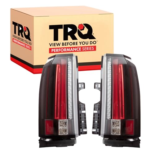 TRQ Rear Tail Lights Set Compatible with 2015-2020 GMC Yukon Yukon XL GM2800268 GM2801268 - Image 1