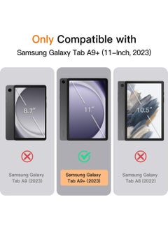 Rock Pow Case for Samsung Galaxy Tab A9+ / A9 Plus 11-Inch 2023 Soft TPU Tri-Fold Stand Protective Tablet Cover Auto Wake/Sleep  - Image 2
