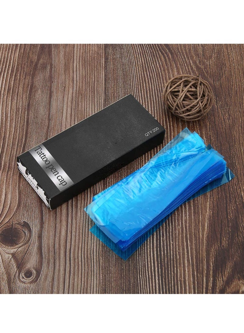 SYOSI 200pcs Clip Cord Covers, Disposable Cartridge Makup Machine Covers Makup Pen Protective Bag for Protect Cartridge Machine Pen Grips Cleaning for Makup Supplies - Image 5