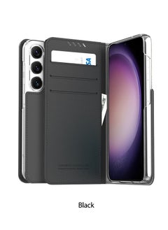 araree Mustang Diary Galaxy S23 Ultra, Designed for Samsung Galaxy S23, Premium PU Leather Flip Folio Cover with Card Slot, Shockproof PC Interior Case, Compatible with Galaxy S23 Ultra - Black  - Image 1