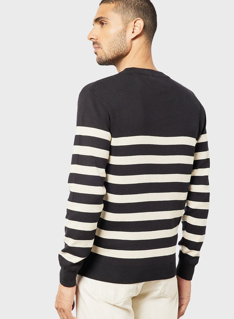 Mango Man Striped Sweater - Image 2