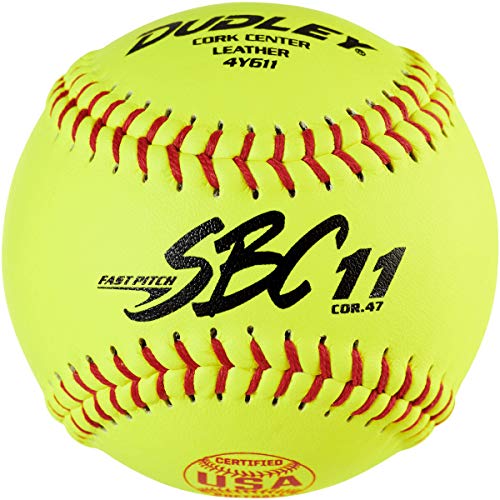 DUDLEY 11" USASB SBC11 Fastpitch Softball - 12 Pack - Image 4