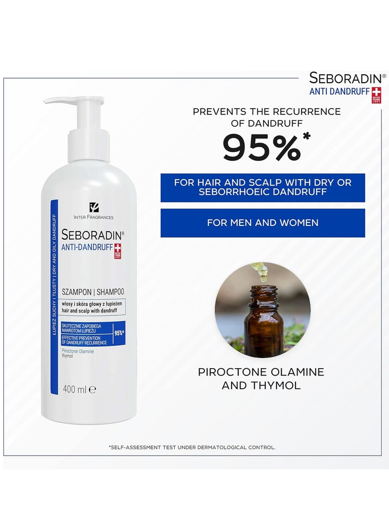 Seboradin Anti-Dandruff Shampoo 400 ML - Image 2