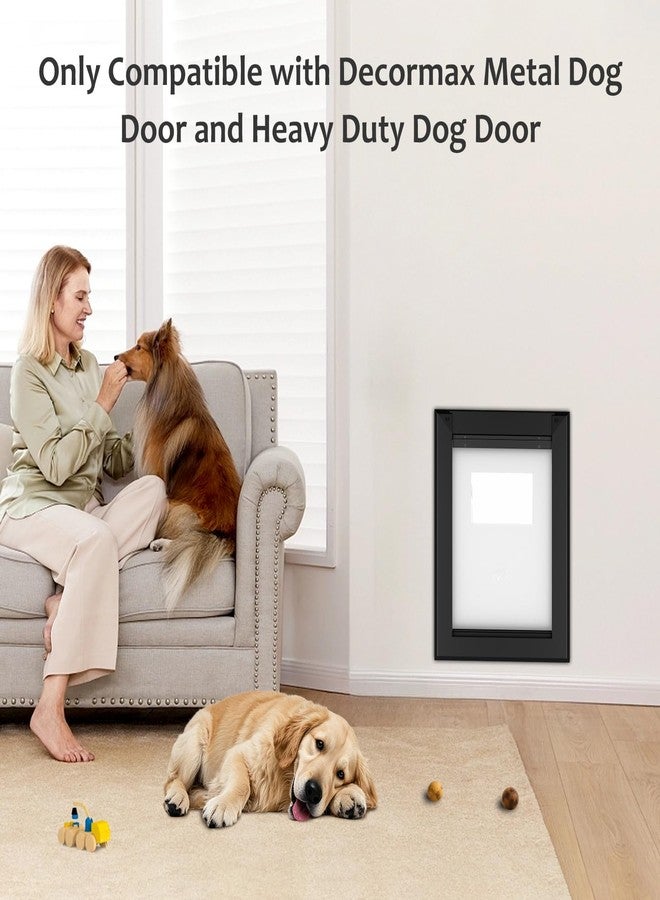 Decormax Pet Door Flap with Screws, Replacement Flap for Dog Doors and Cat Doors, Easy to Clean (Small) - Image 4