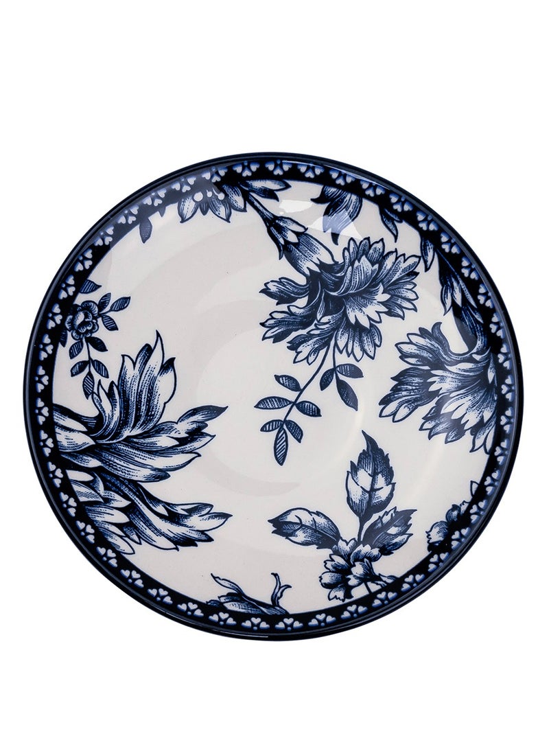 Claytan Rhapsody 240ml Dark Blue Ceramic Cup & Saucer Set (Set of 4) - Image 3