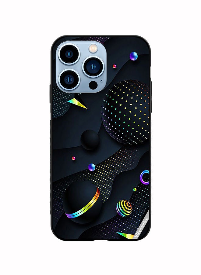 VR CREATIVE Protective Case Cover For Apple iPhone 14 Pro Max Retro Design Design Multicolour - Image 1
