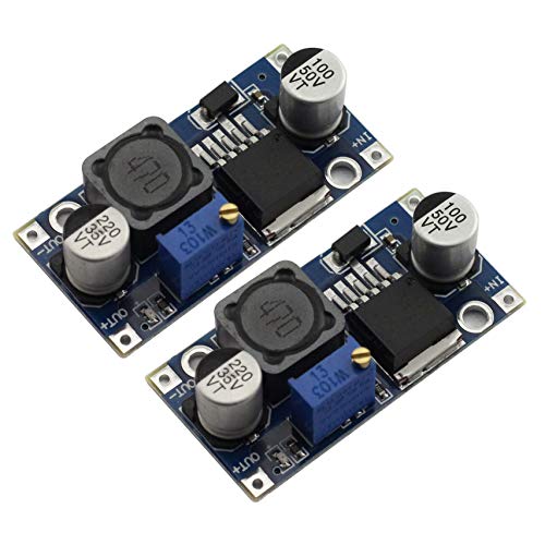 Maxmoral 2pcs DC-DC Buck Converter Power Module 3A Adjustable Step-Down LM2596 Voltage Regulator 24V to 12V 5V 3V - Image 1