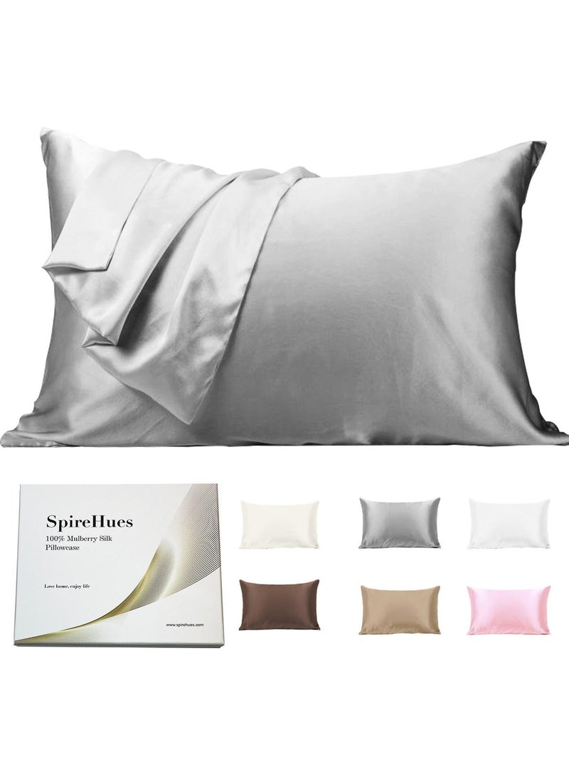 SpireHues Luxurious Mulberry Silk Pillowcase, 19 Momme Queen Size, Hair and Skin Beauty, Hypoallergenic, 600TC, Hidden Zipper - pzsku/ZEC745586A824D950E19BZ/45/_/1720795318/887a6f13-cb53-4bda-aaeb-2fbf034a61b3