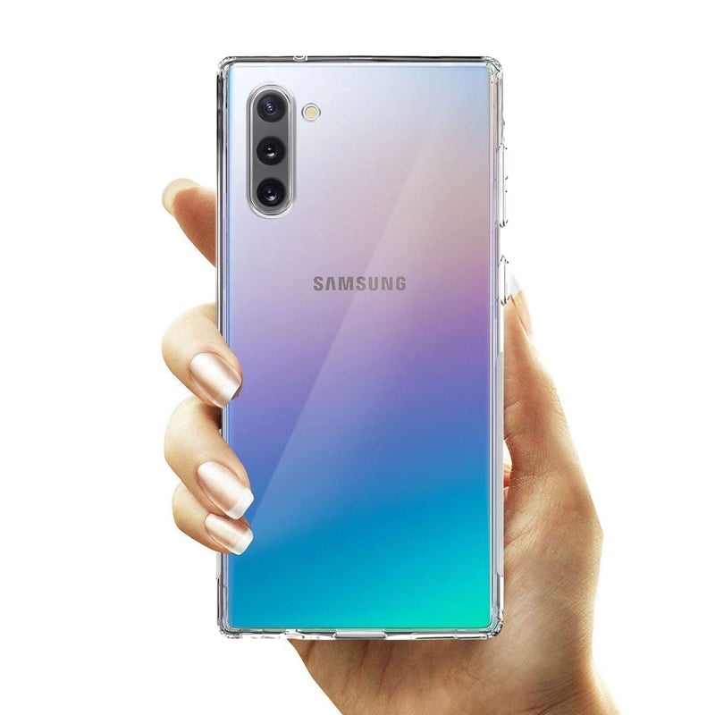 Realcase غطاء خلفي TPU لجهاز Galaxy Note 10، مقاوم للخدوش، غلاف شفاف واقي مع حواف مرنة لجهاز Samsung Galaxy Note 10 - Image 2