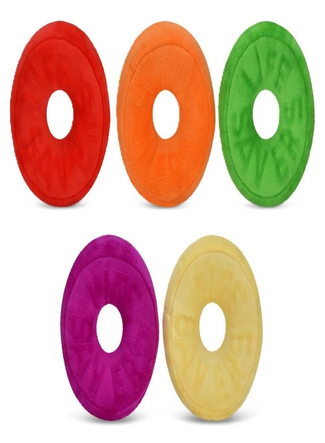 iscream Life Savers Candy Five Flavor Roll 14.5" x 6.25" Pillow Set with 5 Life Saver Mini Pillows - Image 5