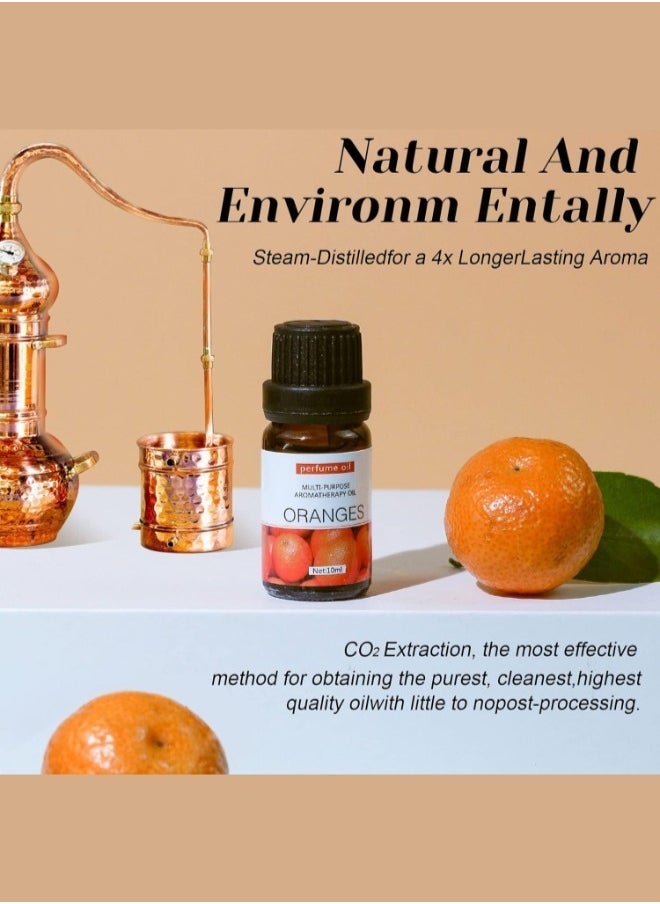 ELTRAZONE 6-Piece Essential Oils Set – 10ml Each Water-Soluble Aromatherapy Oils for Humidifiers & Aroma Diffusers – Includes Sandalwood, Sweet Orange, Lavender, Eucalyptus, Lemon & Mint – Natural, Refreshing, and Calming Scents for Relaxation and Wellness  - Image 3