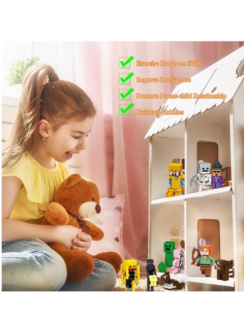 general Minecraft 16 mini figures, Minecraft figures, toy set, cupcake decoration, video game figure, gift for children, boys and girls - Image 4