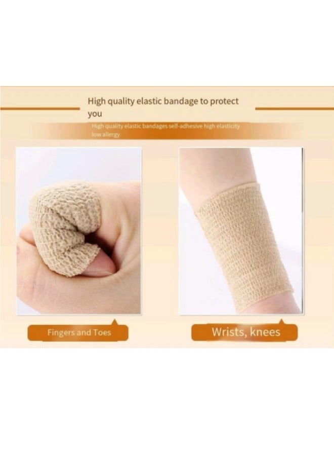 Self Adhesive Elastic Bandage Sports Football Bandage Non-Woven Self Adhesive Bandage Pet Bandage - Image 3
