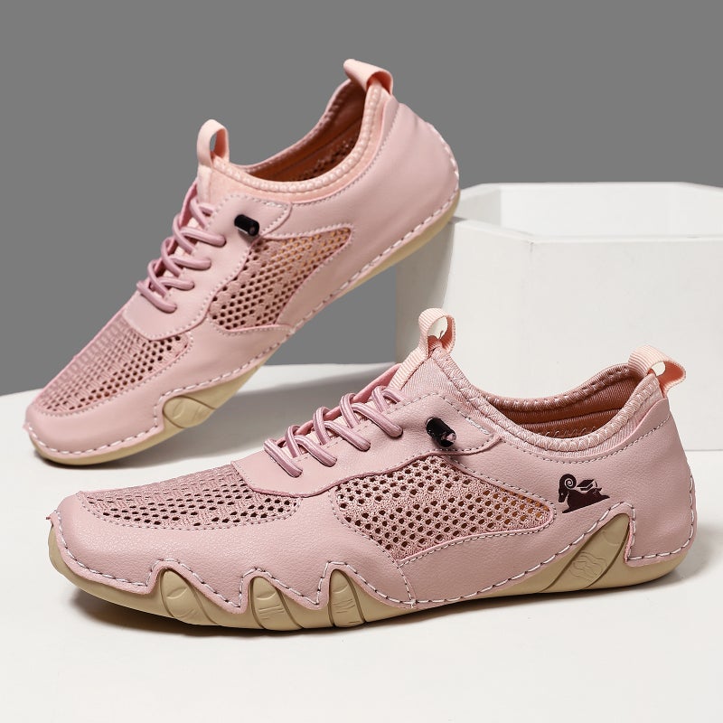 Men's Women's Casual Mesh Sneakers Breathable Low Top Sport Shoes - Image 3