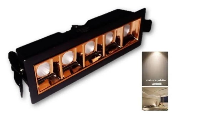 LED Track Light Bar 5Light Linear Ceiling Spotlight Warm White Illumination  - Image 2