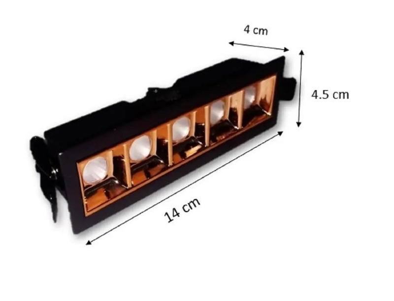 LED Track Light Bar 5Light Linear Ceiling Spotlight Warm White Illumination  - Image 3