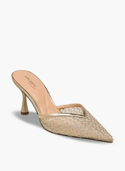 Celeste Women Mesh Stiletto Heel Shoes