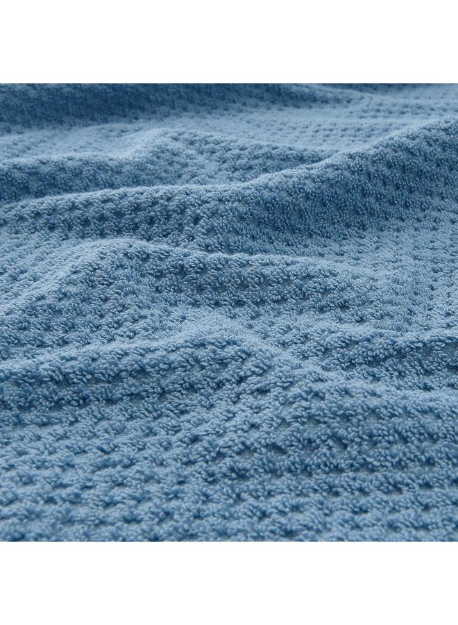 Bath towel, dark grey-blue, 70x140 cm  - Image 2